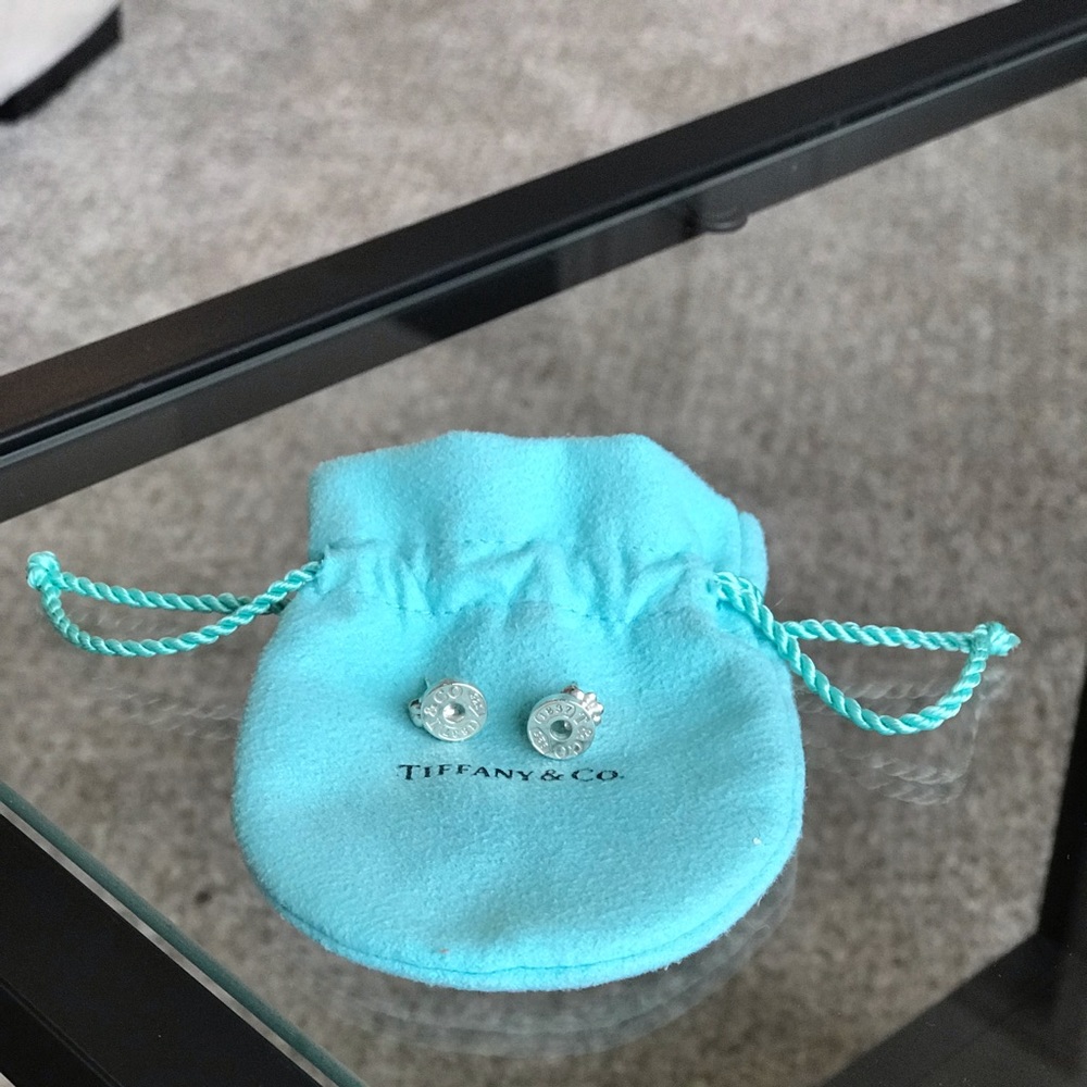 Tiffany & Co Silver Circle Earrings